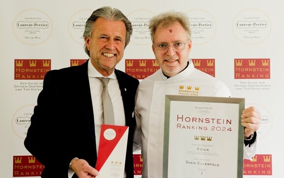 Hornstein-Ranking 2024: Restaurant Aqua im The Ritz-Carlton, Wolfsburg erneut auf Platz 1