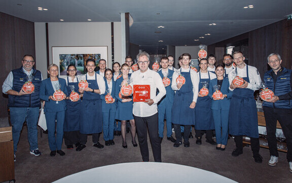 Übergabe der Michelin-Plakette an das Aqua im  The Ritz-Carlton, Wolfsburg