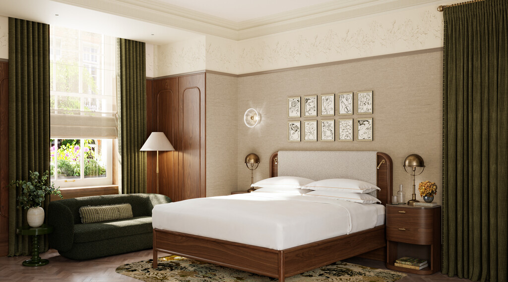 Montcalm Mayfair Suite bedroom