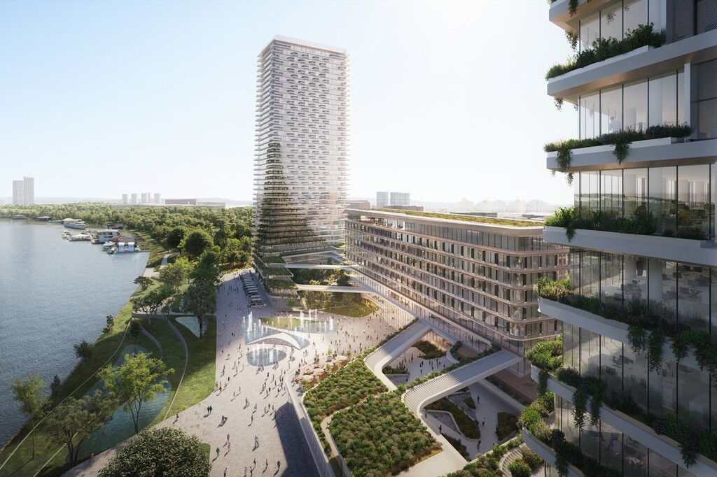 Render of The Ritz-Carlton, Belgrade