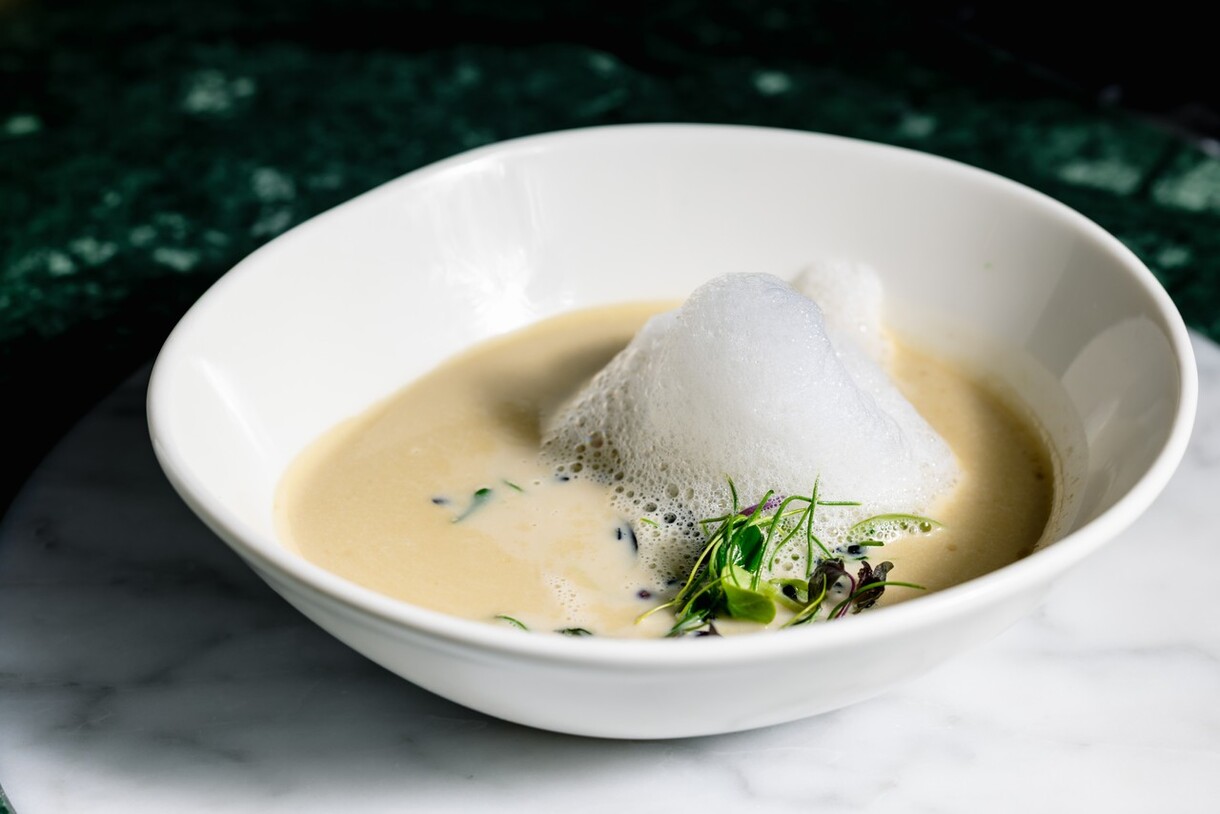 Maronischaumsuppe Restaurant Elstar (c) Chiara Hammerer