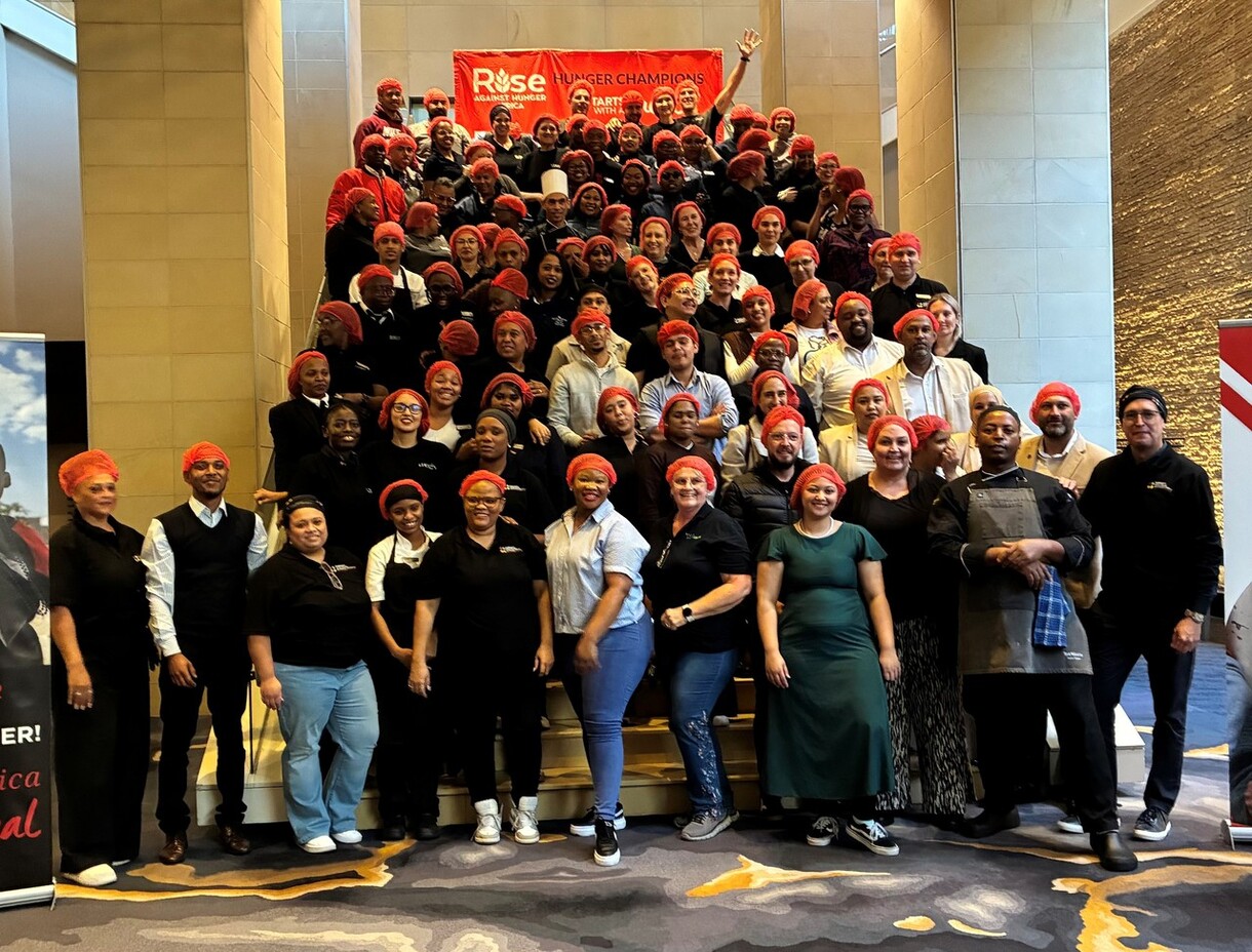 Marriott International, its supplier network and non-profit organisation Rise Against Hunger Africa came together this World Hunger Day to pack 98,496 nutritious meals, (1)