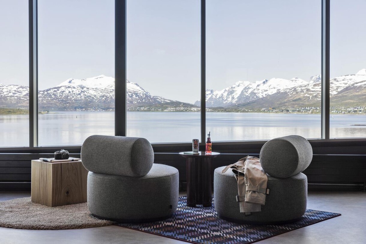 Moxy Tromso Sky Mar - Moxy with fjord and mountain views