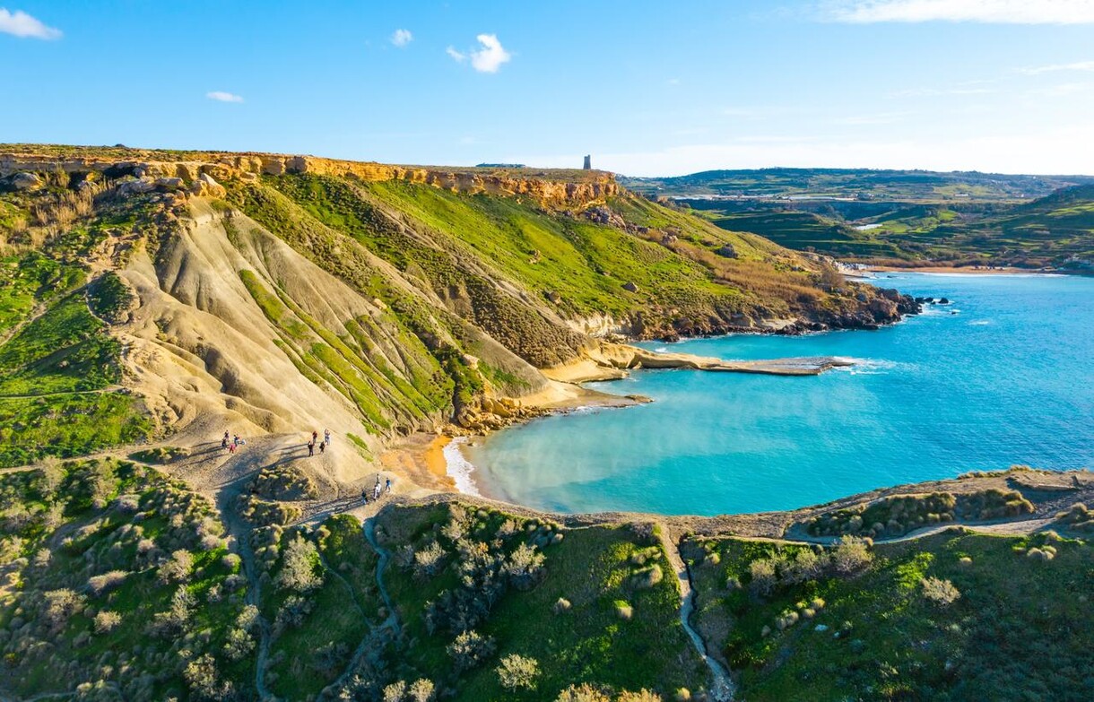 View of coastline Malta