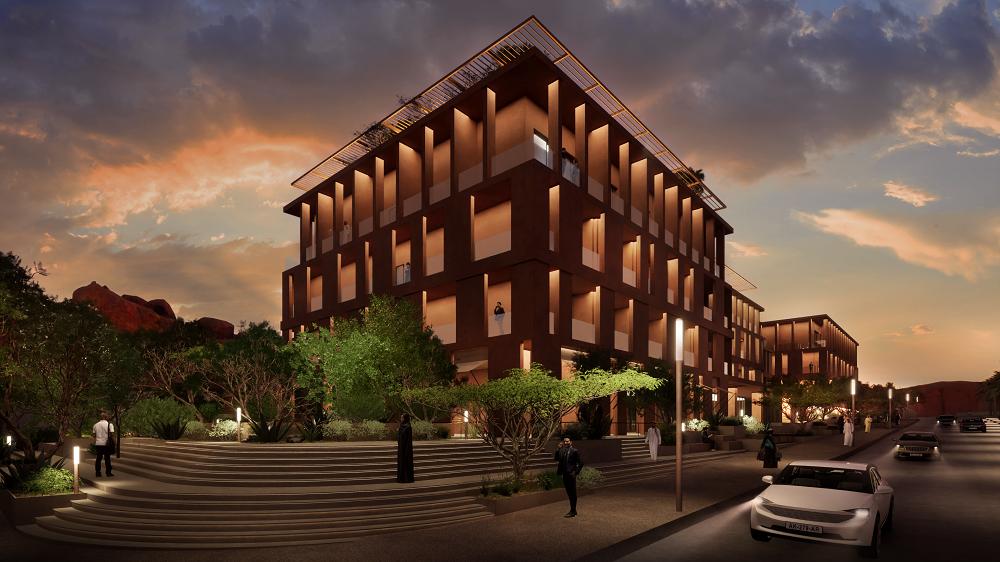 Rendering of the Autograph Collection Hotel in AlUla