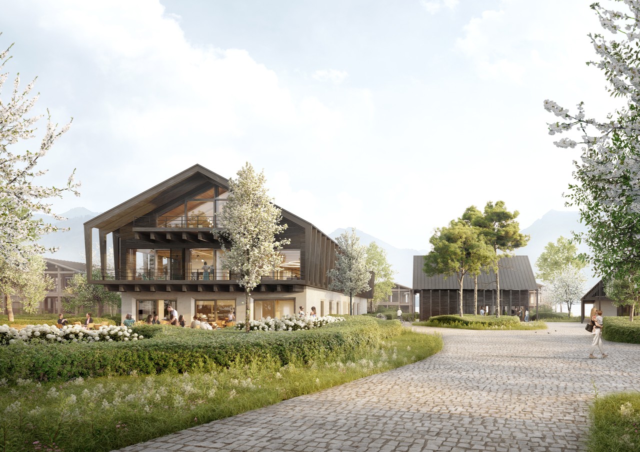 Seegut am Tegernsee Aussenansicht (c) © Dietrich Untertrifallar, Architekten