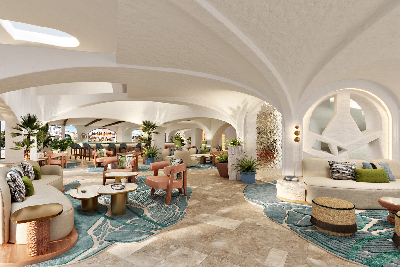 W Sardinia rendering lobby