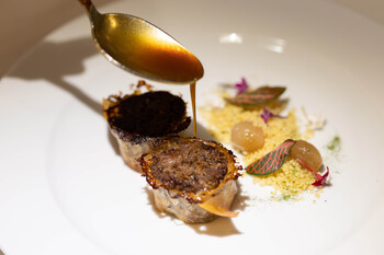 Meloso de ternera con uvas al cuadrado de Elena Arzak