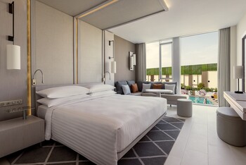 Rabat Marriott Hotel, Maroc - King Deluxe room - pool view
