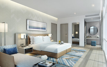 Courtyard Jubail - Suite Bedroom