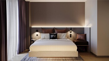 Render of Moxy Cork - Room