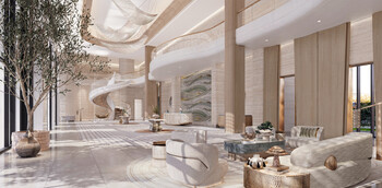 Render of The Luxury Collection in Ras Al Khaimah - Lobby