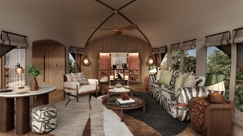 Render of The Ritz-Carlton Masai Mara Safari Camp Living Area copy