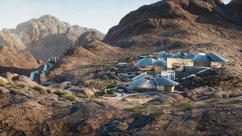 Rendering of Ritz-Carlton Reserve in Trojena