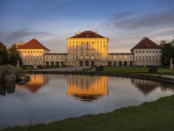 Sunset at Nymphenburg Palace Munich