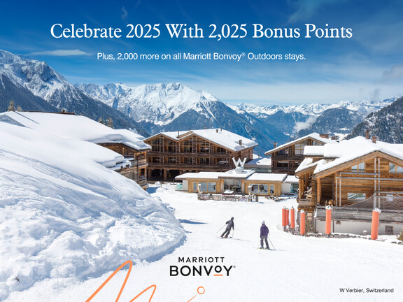 Celebrate 2025 with 2,025 Marriott Bonvoy® Bonus Points + More Outdoors  
